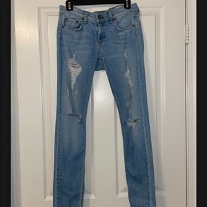 Rag And Bone The Dre Skinny Jeans Light Wash